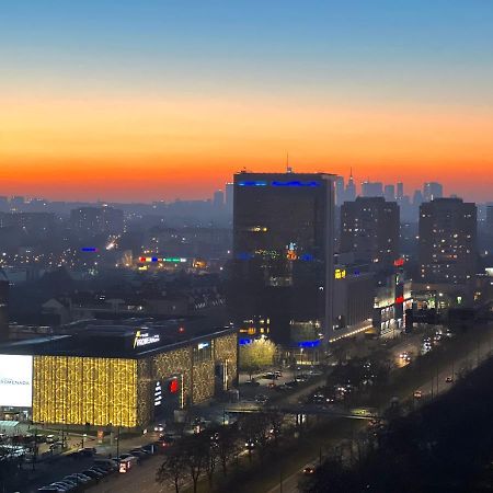 Apartament Skyscrapper Z Widokiem Na Panorame Warszawy Warsaw Luaran gambar