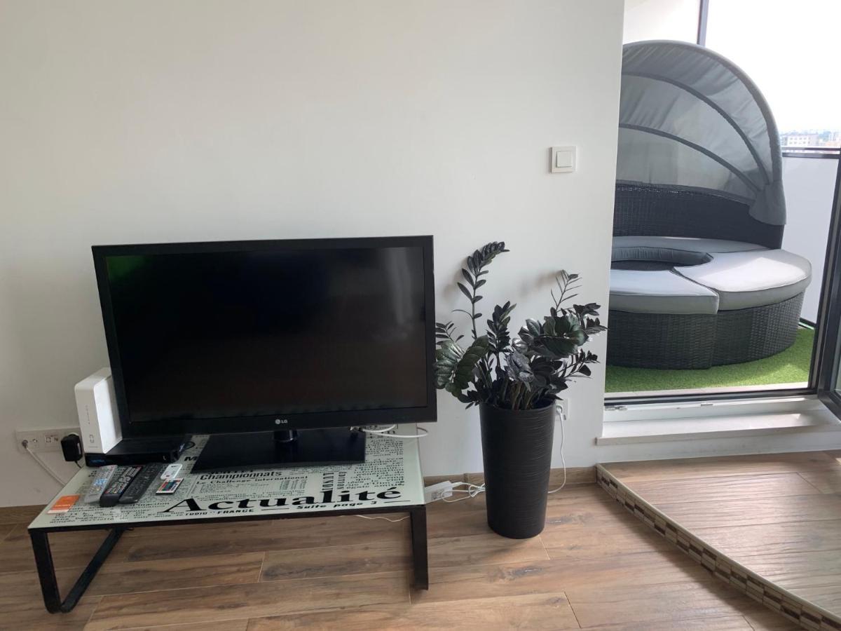 Apartament Skyscrapper Z Widokiem Na Panorame Warszawy Warsaw Luaran gambar